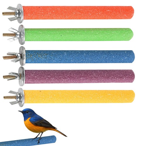 Piece natural wood bird - 5-piece,