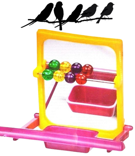 Caged bird mirror - caged,