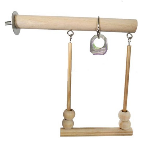 Wooden parrot bird - 1x,