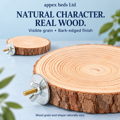 Wooden round parrot bird - wooden,