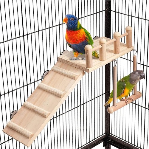Bird perches cage toys - bird,