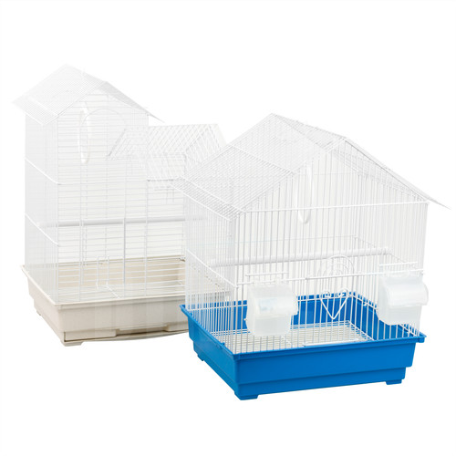 Portable bird cage with - bird,