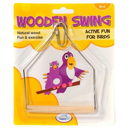 Happypet wooden bird swing for - wooden,