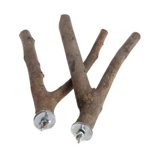 2pcs wooden bird perches - 2pcs,