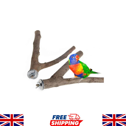 2pcs wooden bird - wooden, perches